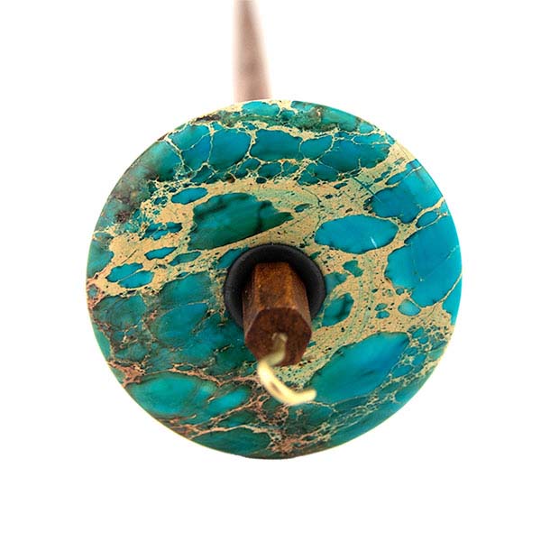 Calico Farm Stone Drop Spindle - The Woolery