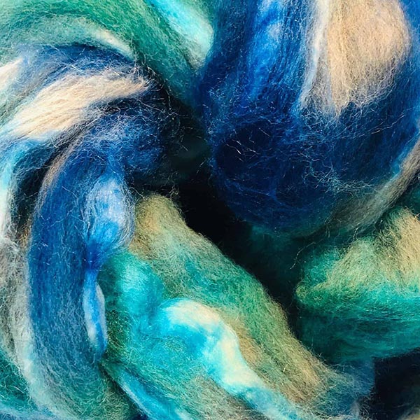 Alexandra Hand Dyed Merino Silk Top - The Woolery