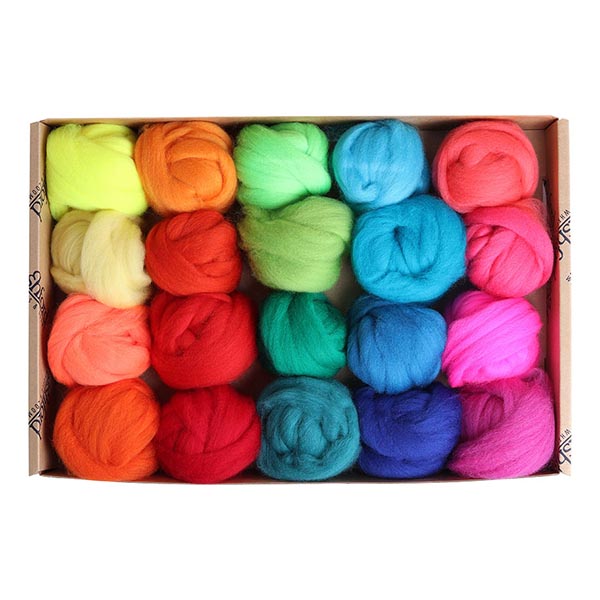 Corriedale Wool Felting Sample Pack - The Woolery