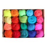 Corriedale Wool Felting Sample Pack - The Woolery