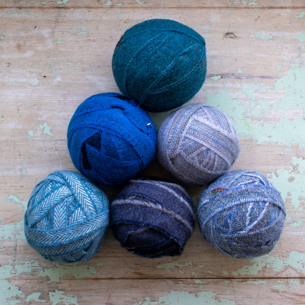 Wool Rag Ragged Life Wool Rag Rug Blanket Yarn | The Woolery