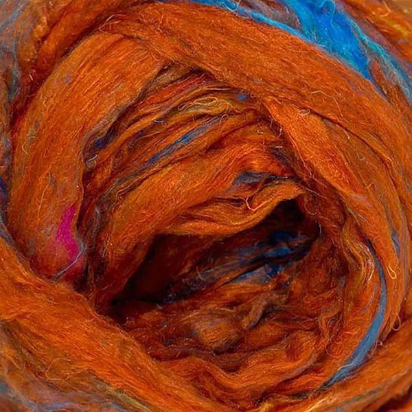 Rosie's Sari Silk Roving - The Woolery