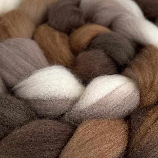 Greenwood Hand Dyed Polwarth Roving - The Woolery