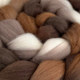 Greenwood Hand Dyed Polwarth Roving - The Woolery