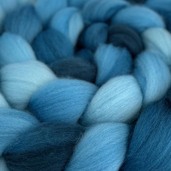 Greenwood Hand Dyed Polwarth Roving - The Woolery