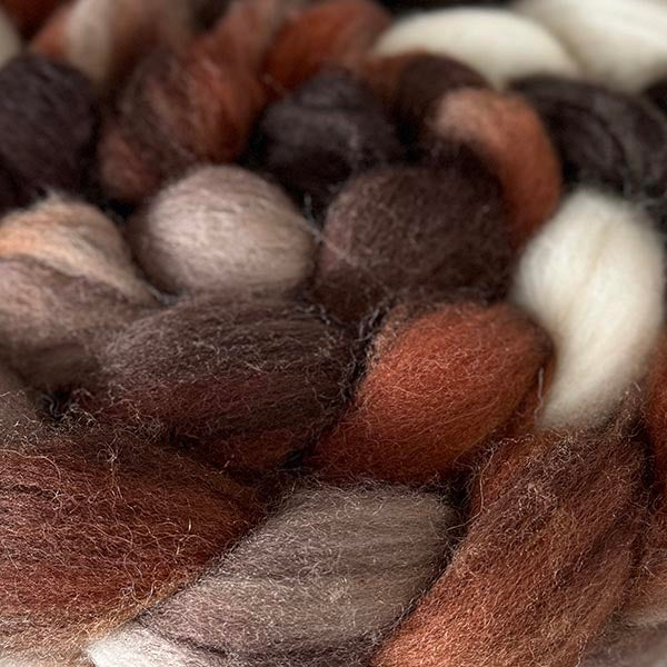 Greenwood Hand Dyed Superwash BFL/Nylon Sock Roving - The Woolery