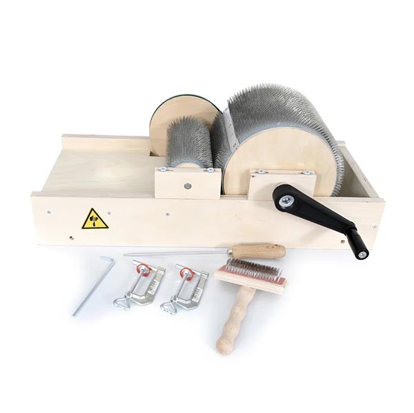Golden Fleece Drum Carder - The Woolery