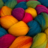 Greenwood Hand Dyed Merino/Silk/Cashmere Roving - The Woolery