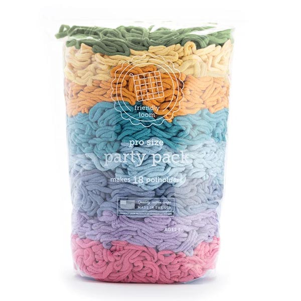 Friendly Loom PRO Size Loops - Party Pack - The Woolery