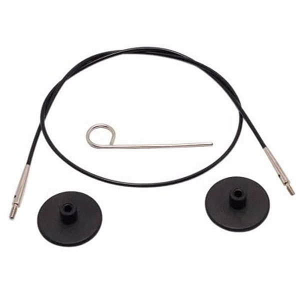 KnitPro Stainless Steel Swivel Cables - The Woolery