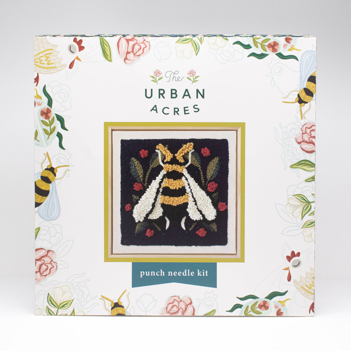 Spring Bee Punch Needle Frame Kit - The Woolery