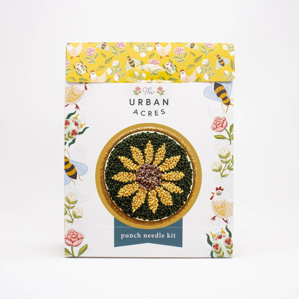 Sunflower Punch Needle Kit - The Woolery