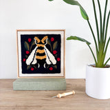 Spring Bee Punch Needle Frame Kit - The Woolery