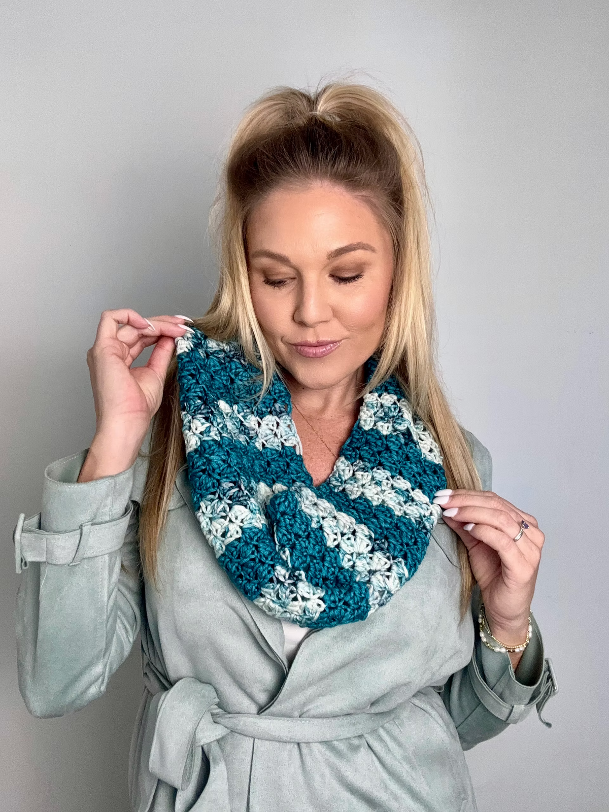Coastal Haze Cowl Crochet Kit