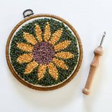 Sunflower Punch Needle Kit - The Woolery