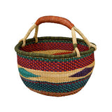African Fair Trade Basket - Medium Round c