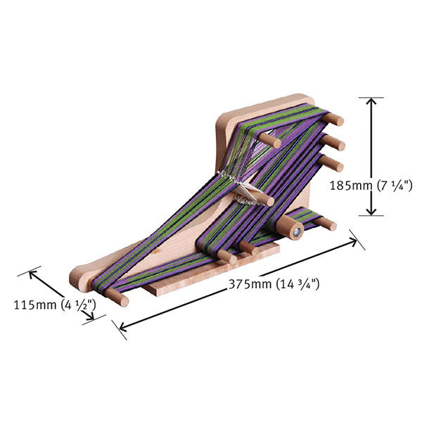 Ashford Inklette Loom - Dimensions