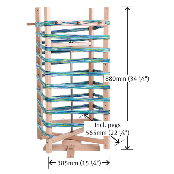 Ashford Warping Mill - Dimensions
