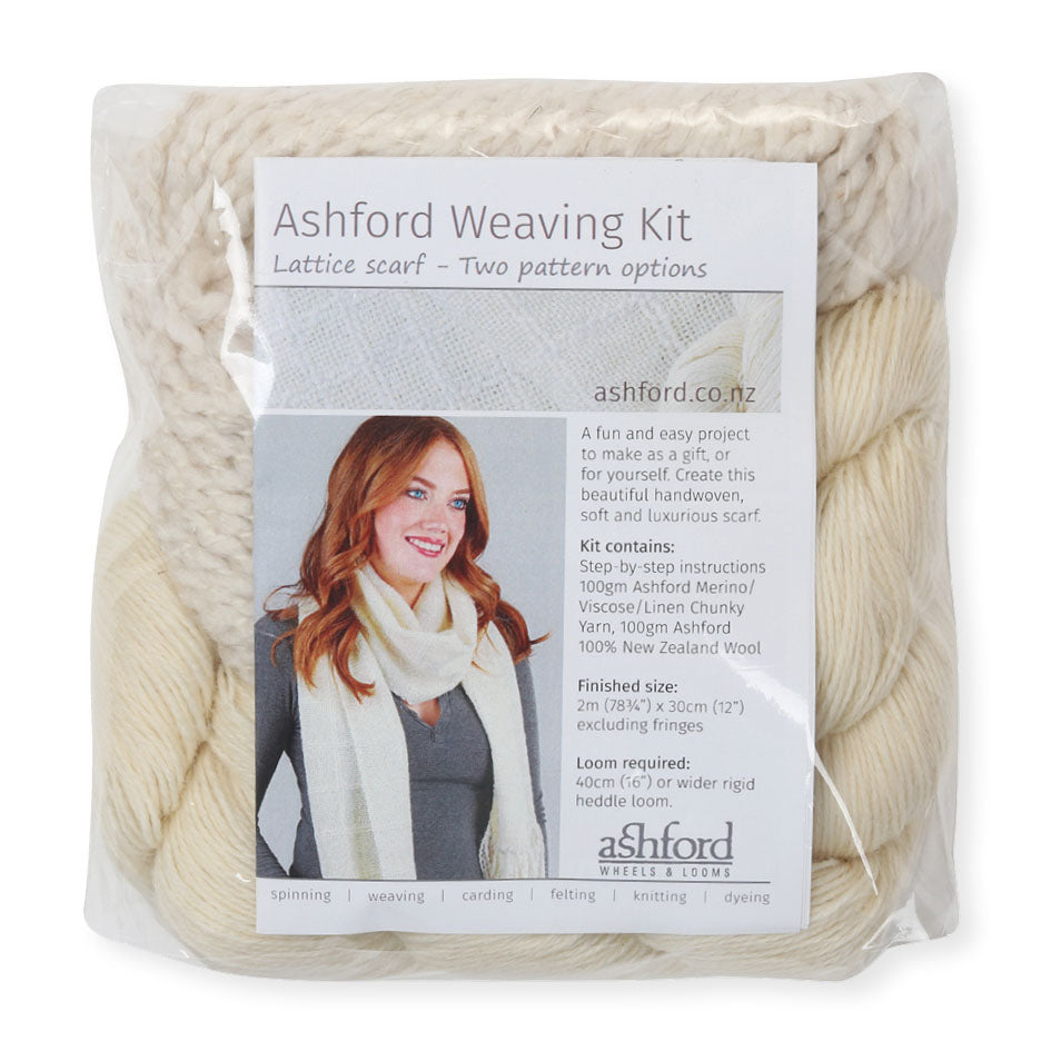 Ashford Weaving Kit 1 - Lattice Scarf Kit