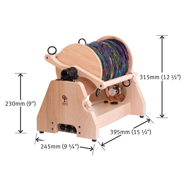 Ashford e-Spinner Super Jumbo Dimensions