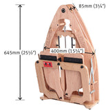 Ashford Joy 2 Spinning Wheel - Single Treadle Folded Dimensions