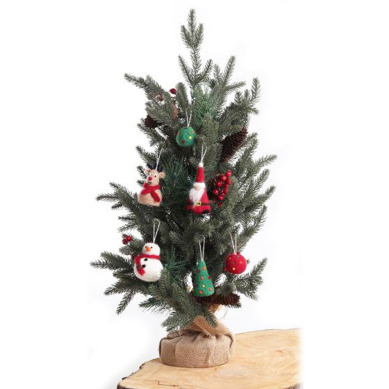 Ashford Needle Felting Kit - Christmas Ornaments B