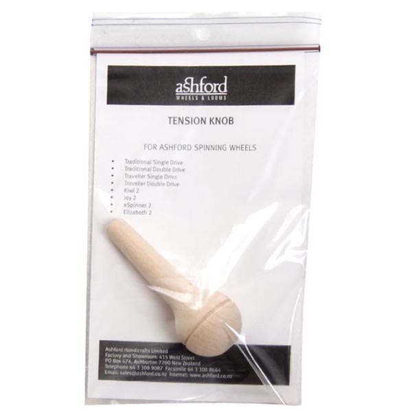 Ashford Scotch Tension Knob - Lacquered - Package