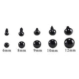 Amigurumi Safety Eye Assortment - Dimensions