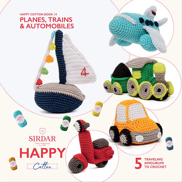 Happy Cotton Book #14 - Planes, Trains & Automobiles - 5024723905447