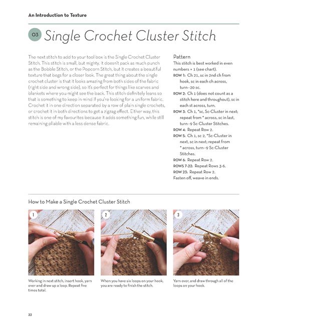 A Modern Guide to Textured Crochet - A