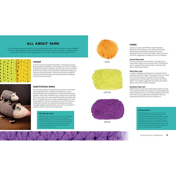 Chonky Amigurumi - About Yarns