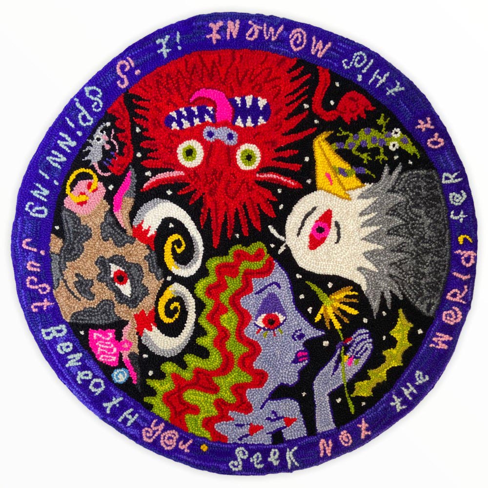 Intermediate and Advanced Punch Needle Rug Hooking - h