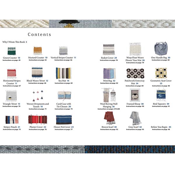 Small Loom Weaving - Table of Contents