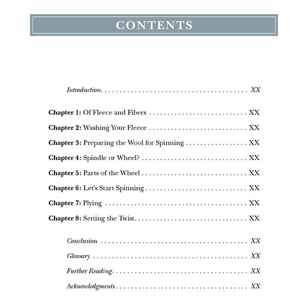 Spinning 101 - Table of Contents