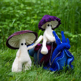 Crochet Snails & Mushroom Sprites - d