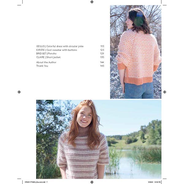 Fair Isle Fashion Knits - Table of Contents Cont.