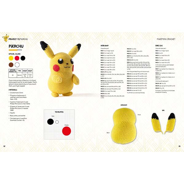 Pokémon Crochet - Pikachu 