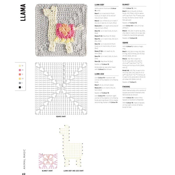 3D Animal Granny Squares - a