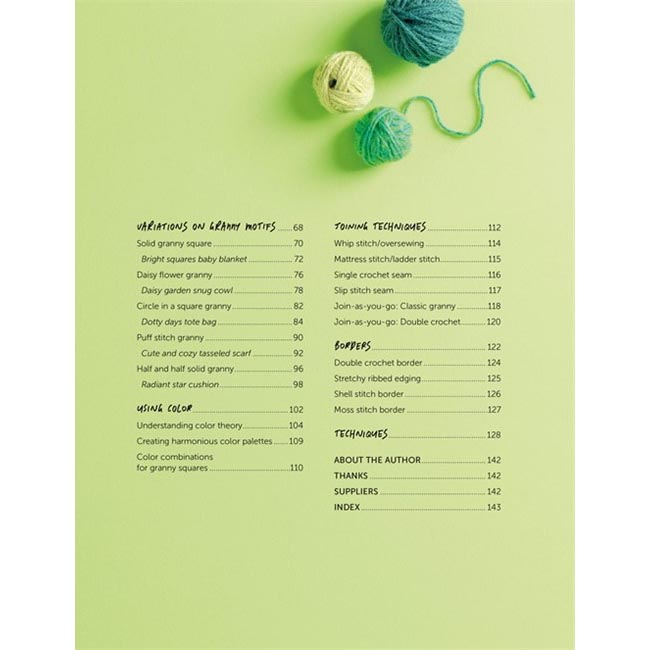 The Granny Square Crochet Bible - Table of Contents Cont.