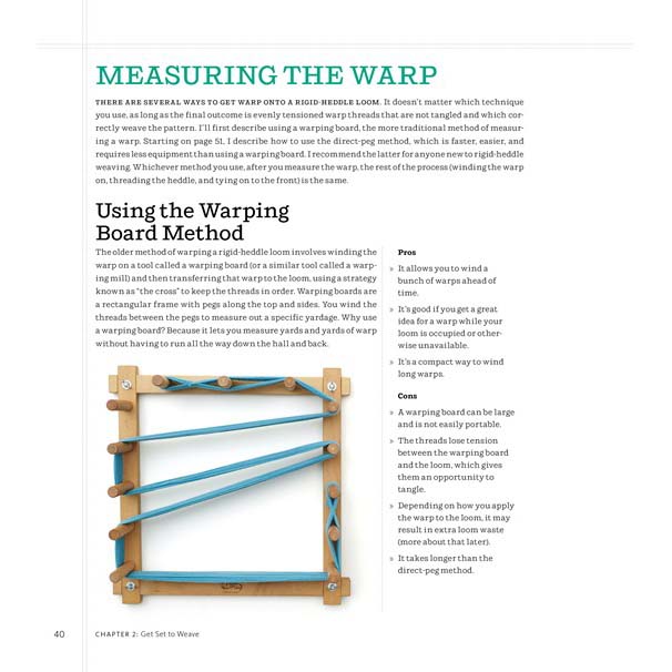 Inventive Weaving on a Little Loom - Measuring the Warp