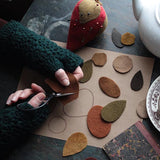 Seasons of Wool Appliqué Folk Art - c