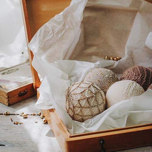 Scandinavian-Style Christmas Knits - Ornaments