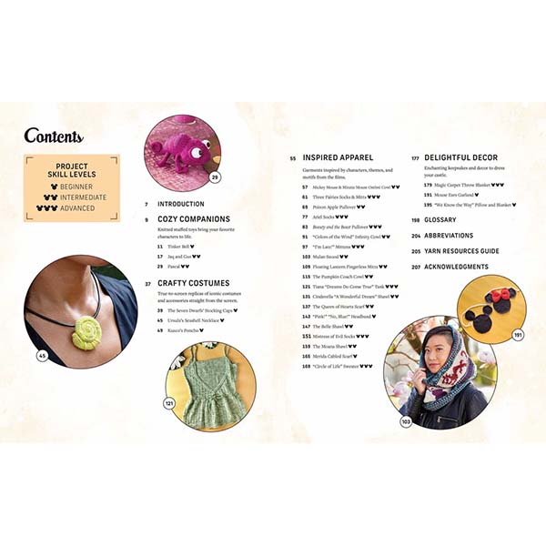 Knitting with Disney Table of Contents