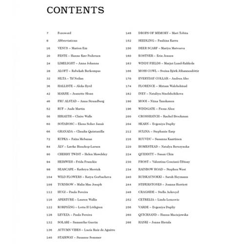 52 Weeks of Scarves - Table of Contents