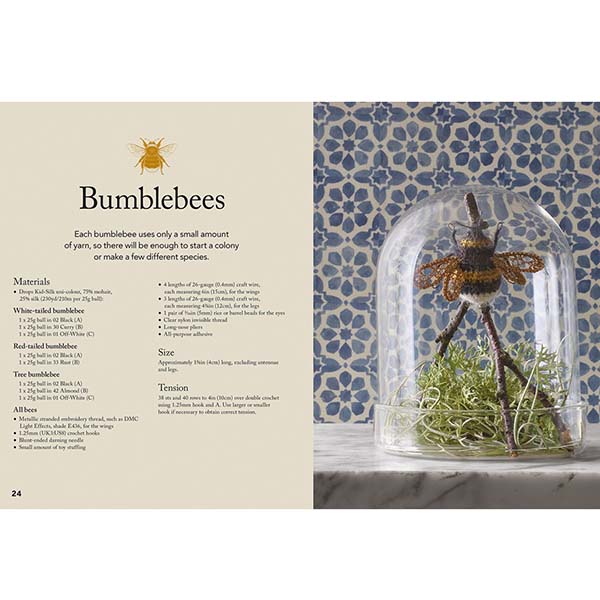 Crocheted Bees, Bugs & Butterflies - Bee Project