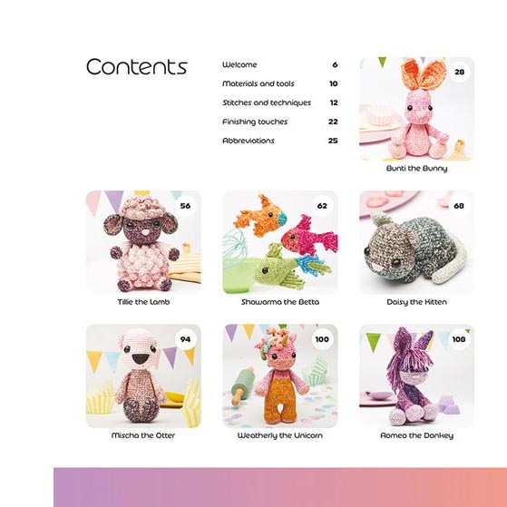 Yarn Cake Amigurumi - Contents A