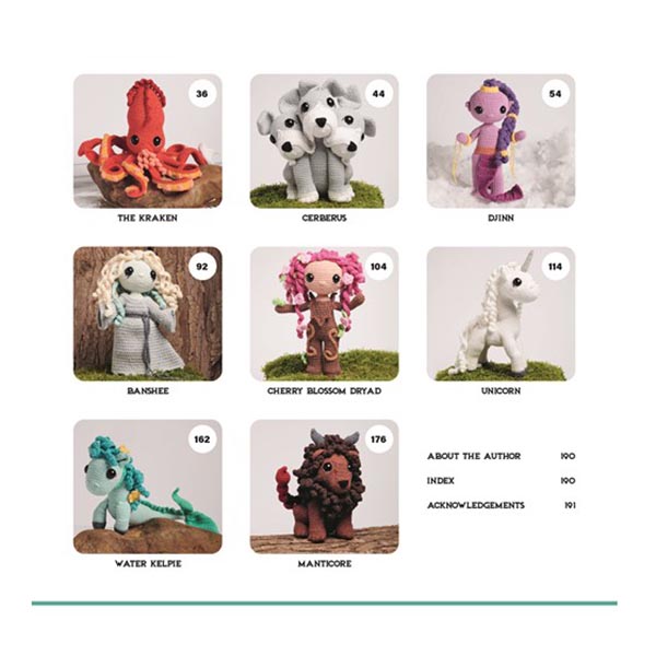 Crocheted Mythical Creatures - Table of Contents Cont.