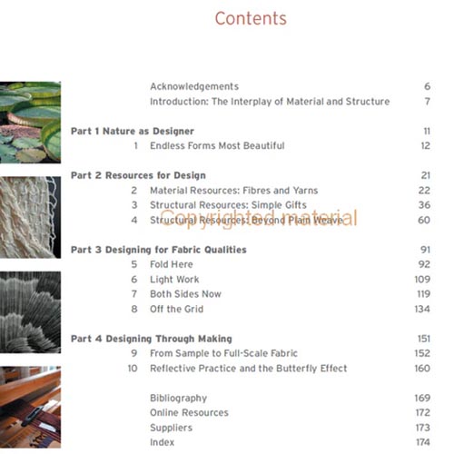 Weaving: Structure and Substance - Table of Contents