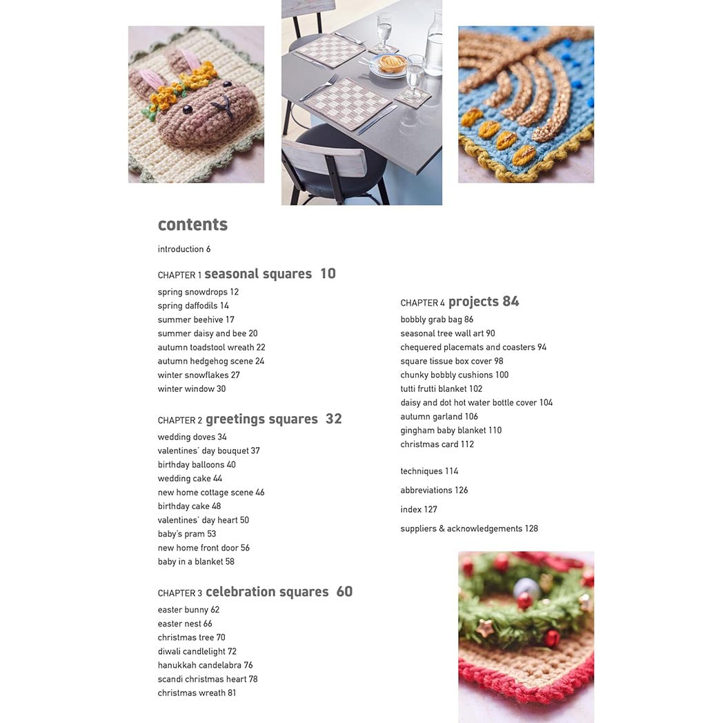 Crocheted Squares - The Woolery