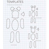 Needle Felting Teddy Bears for Beginners - Template 